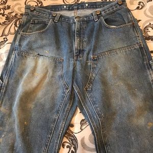 Key Double Knee Carpenter Work Jeans 34x30